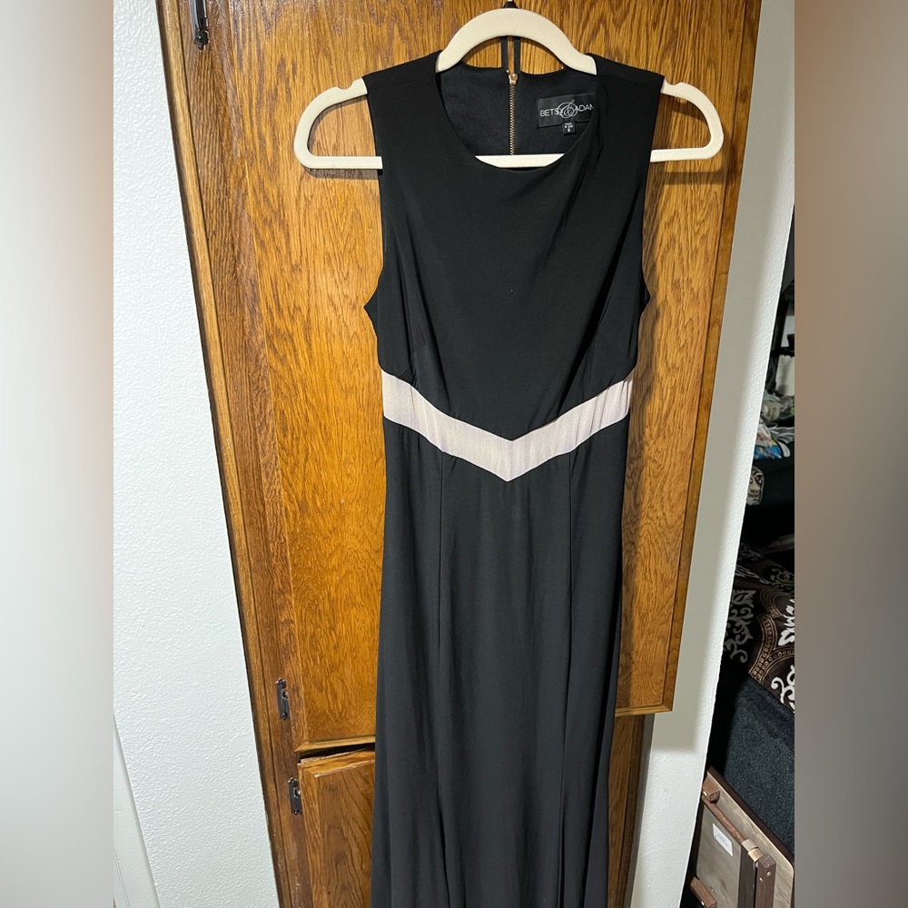Betsy & Adam Elegant Black Gown